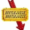 Light-Up LED Hanging Marquee Beetlejuice Sign