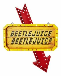 Light-Up LED Hanging Marquee Beetlejuice Sign -Spook & Style Shop 01489236 b