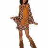 Adult Flower Power Hippie Costume