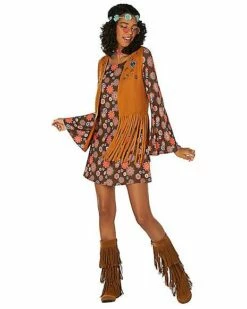 Adult Flower Power Hippie Costume