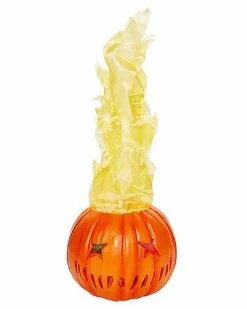 Light-Up Flaming Pumpkin - Trick 'r Treat -Spook & Style Shop 01490200 b