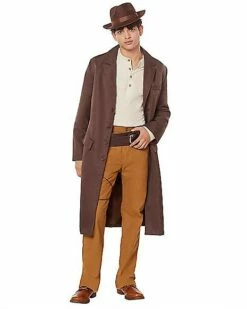 Adult Brown Trench Coat -Spook & Style Shop 01492560 c