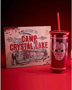 Welcome To Camp Crystal Lake Sign - Friday The 13th -Spook & Style Shop 01494798 d
