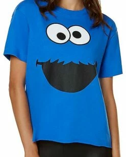 Adult Cookie Monster T Shirt - Sesame Street -Spook & Style Shop 01496322 c