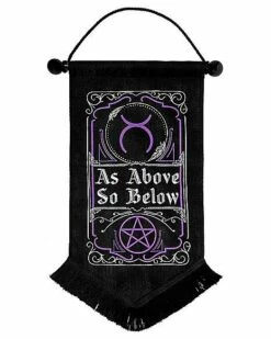 As Above So Below Scroll Sign