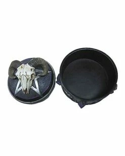 Mystical Arts Ram Skull Trinket Box -Spook & Style Shop 01498252 d
