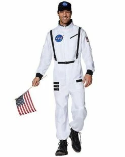 Adult White NASA Jumpsuit