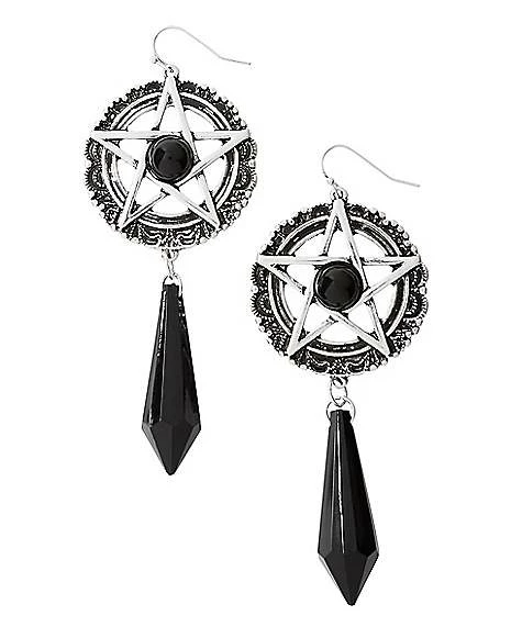 Witch Pentagram Earrings 1 Witch Pentagram Earrings