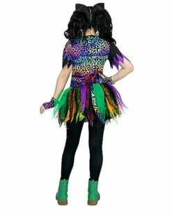Kids Wild Rainbow Cat Costume -Spook & Style Shop 01500131 b