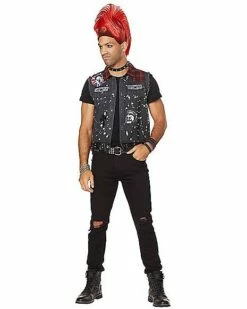 Adult Denim Punk Vest