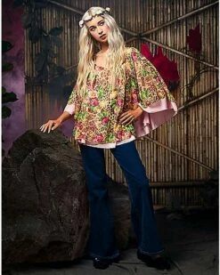Adult Flower Child Costume Kit