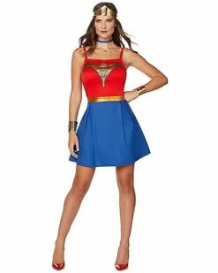 Adult Wonder Woman Dress - Wonder Woman -Spook & Style Shop 01508563 c