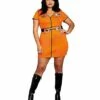 Adult Locked Up Prisoner Plus Size Costume