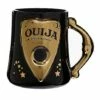 Black And Gold Ouija Molded Coffee Mug - 23 Oz.