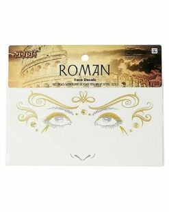 Gold Roman Face Decals -Spook & Style Shop 01514926 c