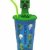 Minecraft Cup With Straw - 15 Oz.