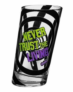 Slanted Beeetlejuice Glass