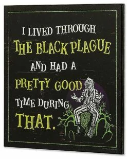 Black Plague Beetlejuice Sign -Spook & Style Shop 01518018 b