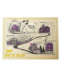 Salem Map Sign - Hocus Pocus