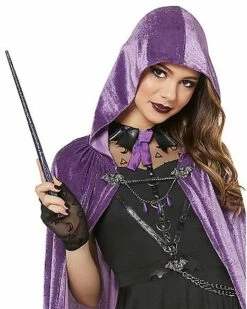 Kids Coven Academy Hooded Cloak - Deluxe -Spook & Style Shop 01523315 c