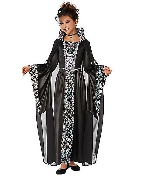 Kids Divine Vampiress Costume 1 Kids Divine Vampiress Costume