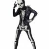 Kids Punk Skeleton Skin Suit Costume