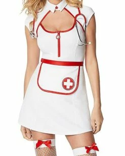 Adult Fierce Nurse Costume -Spook & Style Shop 01525898 c