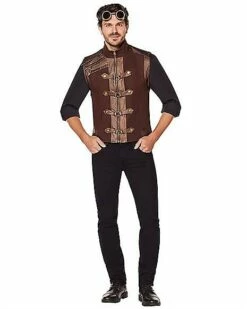 Brown Steampunk Vest