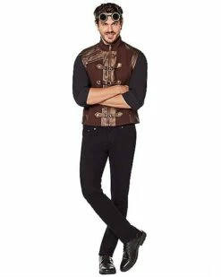 Brown Steampunk Vest -Spook & Style Shop 01526474 c
