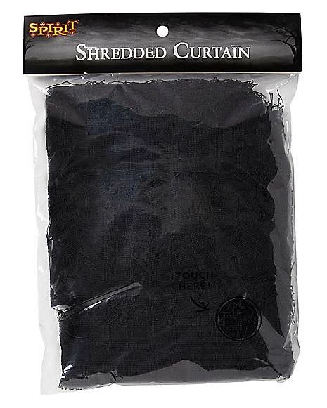 Black Shredded Curtain 2 Black Shredded Curtain - Image 2