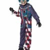 Kids Light-Up Circus Clown Costume