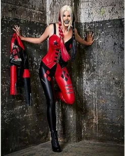 Adult Harley Quinn Moto Jacket – The Suicide Squad -Spook & Style Shop 01528397 c