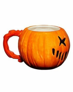 Molded Pumpkin Mug 30 Oz. - Trick 'r Treat -Spook & Style Shop 01530922 c