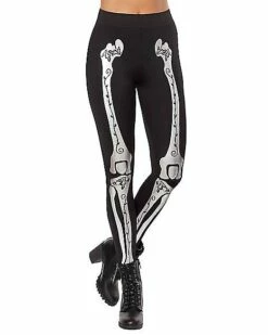 Adult Skeleton Leggings