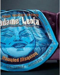 Madame Leota The Haunted Mansion Fleece Blanket - Disney -Spook & Style Shop 01534718 d