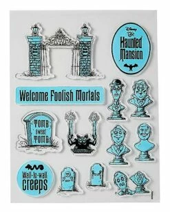 Glow In The Dark The Haunted Mansion Window Clings - Disney -Spook & Style Shop 01535780 b
