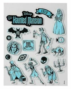 Glow In The Dark The Haunted Mansion Window Clings - Disney -Spook & Style Shop 01535780 c