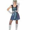 Adult Galactic Girl Alien Dress Costume