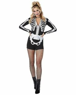 Adult Skeleton Romper