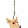 Hanging Severed Pig Head
