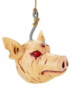Hanging Severed Pig Head -Spook & Style Shop 01546308 d