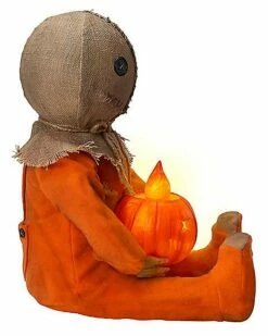 Light-Up Sitting Sam Doll - Trick 'r Treat 11 Light-Up Sitting Sam Doll - Trick 'r Treat -Spook & Style Shop 01547397 e