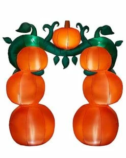 9 Ft Light-Up Jack-O'-Lantern Archway Inflatable Decoration -Spook & Style Shop 01547413 d