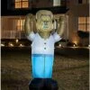 8 Ft Light-Up Wolfman Inflatable Decoration