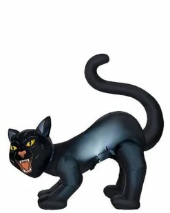 4 Ft Light-Up Scary Cat Inflatable - Decorations -Spook & Style Shop 01547488 c