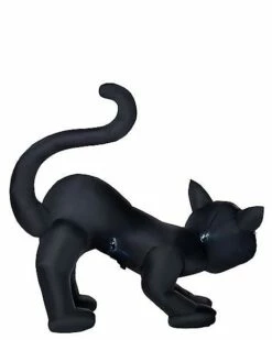 4 Ft Light-Up Scary Cat Inflatable - Decorations -Spook & Style Shop 01547488 d
