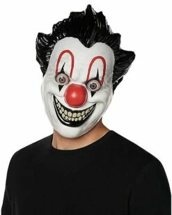 Wild Eyes Clown Half Mask