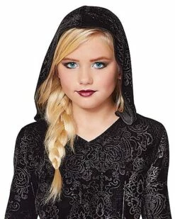 Kids Black Hooded Dress -Spook & Style Shop 01558378 c