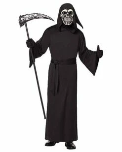 Adult Reaper Skeleton Robe Costume