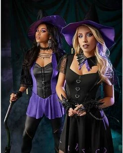 Adult Black Magic Witch Costume -Spook & Style Shop 01560739 c